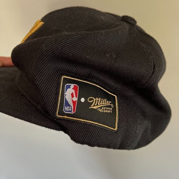 NBA Miller Black Polyester Snap back Hat Basketball - Picture 5 of 8